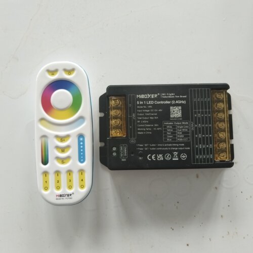 MiBoxer 2.4G WIFI+RF HW5 五合一LED 30A大功率同步群控控制器
