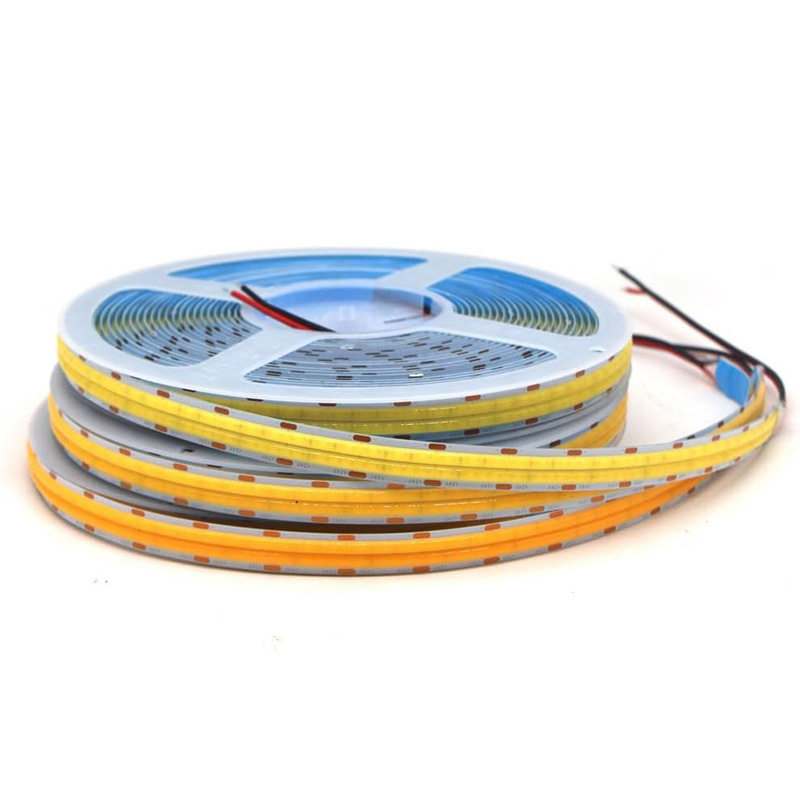 柔性cob双排灯带960灯/米高显线性灯24V自粘客厅吊顶嵌入灯带12MM
