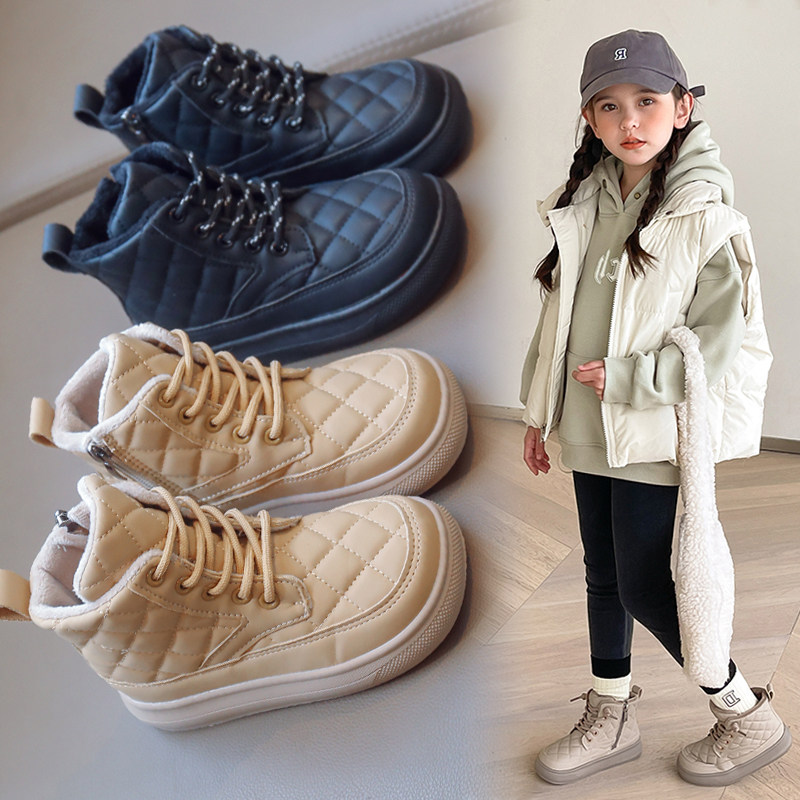 女童棉鞋儿童雪地靴男童加绒棉靴2025秋冬新款软底二棉童鞋短靴子,童鞋/婴儿鞋/亲子鞋,棉鞋,淘宝优惠券,粉丝福利购,淘宝优惠卷