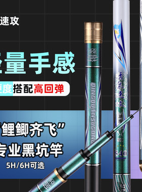 清泉速攻鱼竿翘嘴鲢鳙