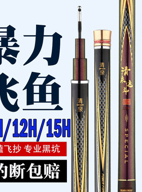 12h飞磕鱼竿黑坑专用鱼竿罗非竿