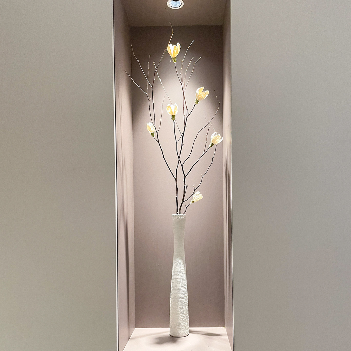 宋式美学长款细高陶瓷花瓶干花插花器白色电视柜开放格玄关柜装饰,家居饰品,花瓶,淘宝优惠券,粉丝福利购,淘宝优惠卷