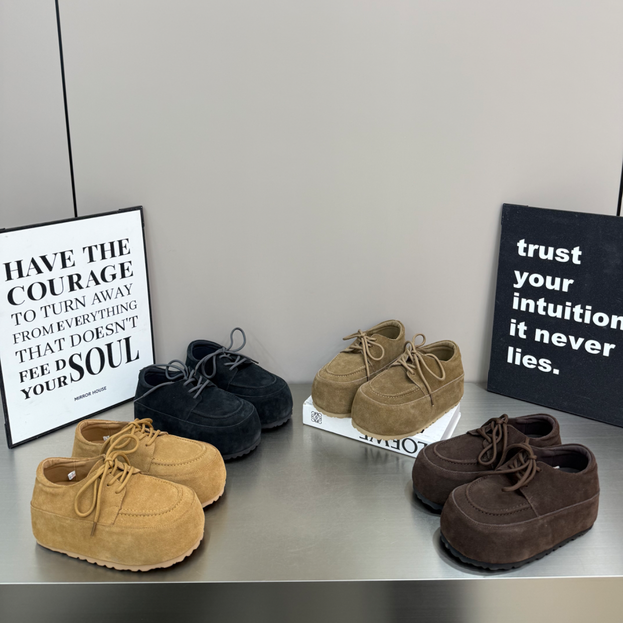 6cm小个子增高勃肯鞋女2026新款圆头丑萌内增高真皮系带乐福鞋兔,女鞋,勃肯鞋/软木鞋,淘宝优惠券,粉丝福利购,淘宝优惠卷