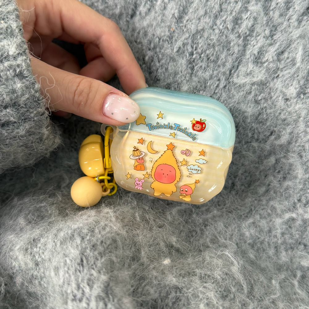 airpods3保护套呆萌星星人苹果airpodspro3无线蓝牙耳机壳4代卡通