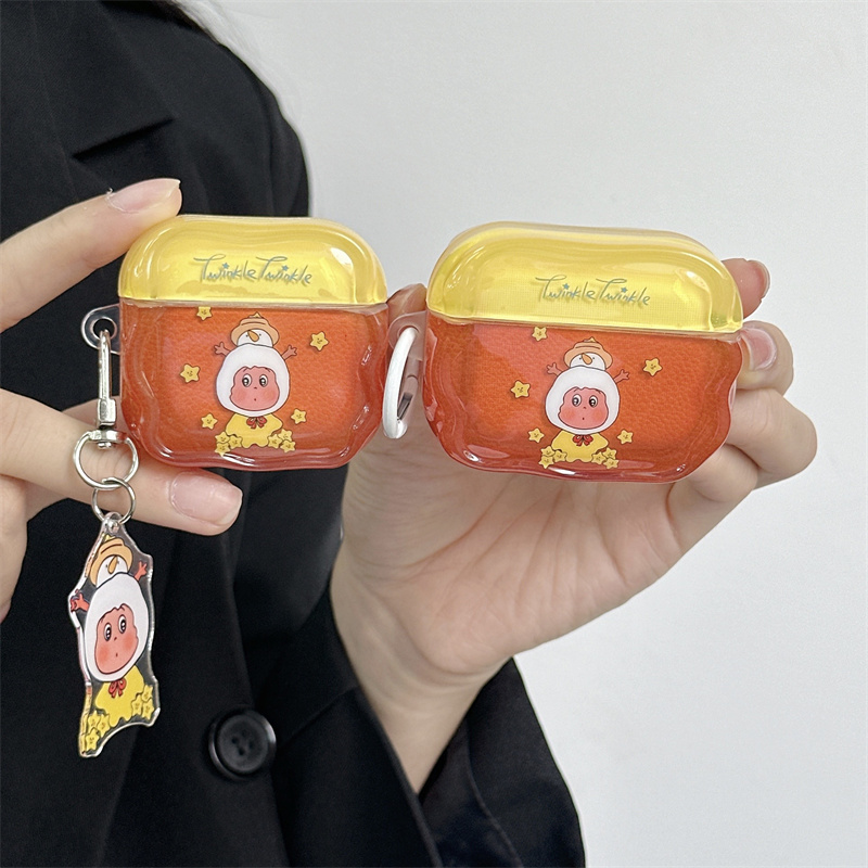 airpods3保护套雪人星星人苹果airpodspro3无线蓝牙耳机壳4代卡通