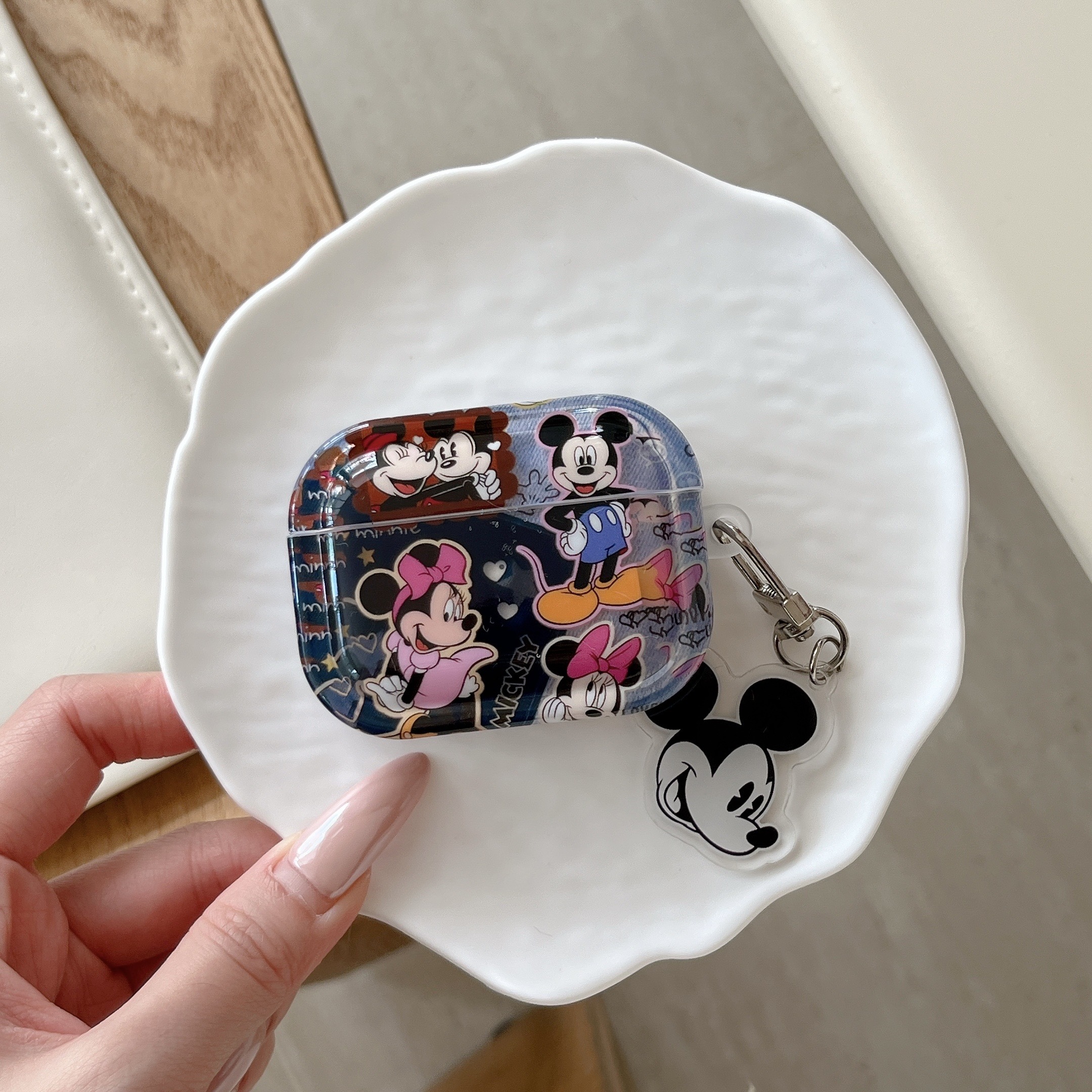 airpods3保护套卡通米奇米妮苹果airpodspro3无线蓝牙耳机壳4代女