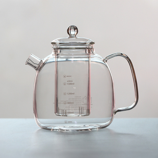 大容量全玻璃煮茶壶 家用高硼硅耐热玻璃壶 耐高温玻璃泡茶壶