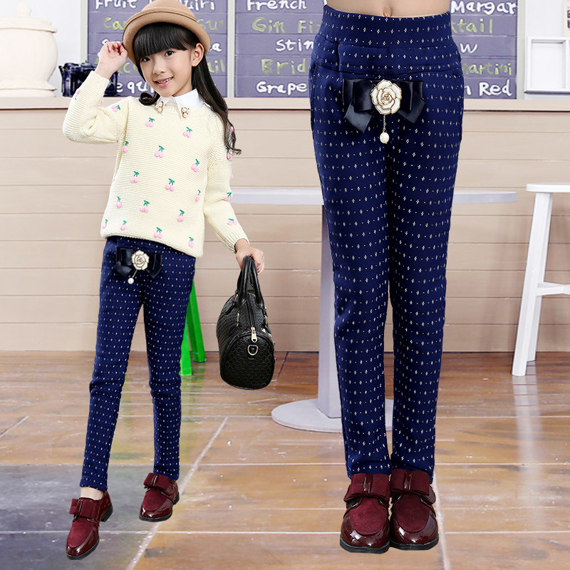 Pantalon fille en mélange - Ref 2062331 Image 1