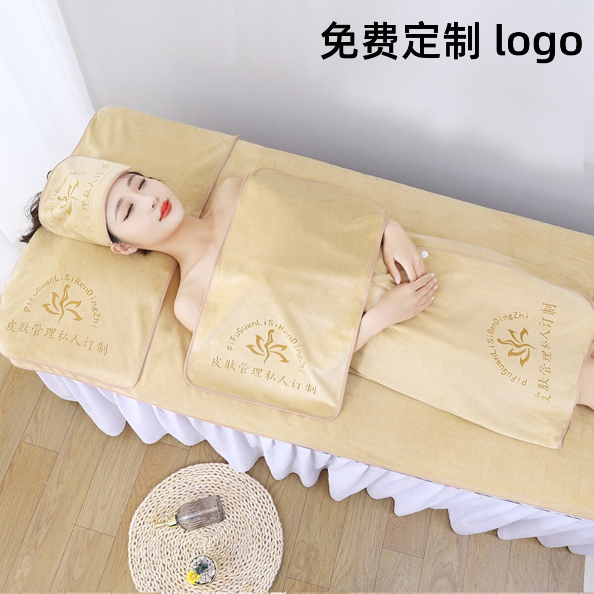 美容院毛巾包头巾免费定制logo
