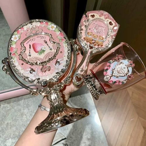 正品非二创～花知晓九周年系列台式镜刷桶气垫梳限定周边