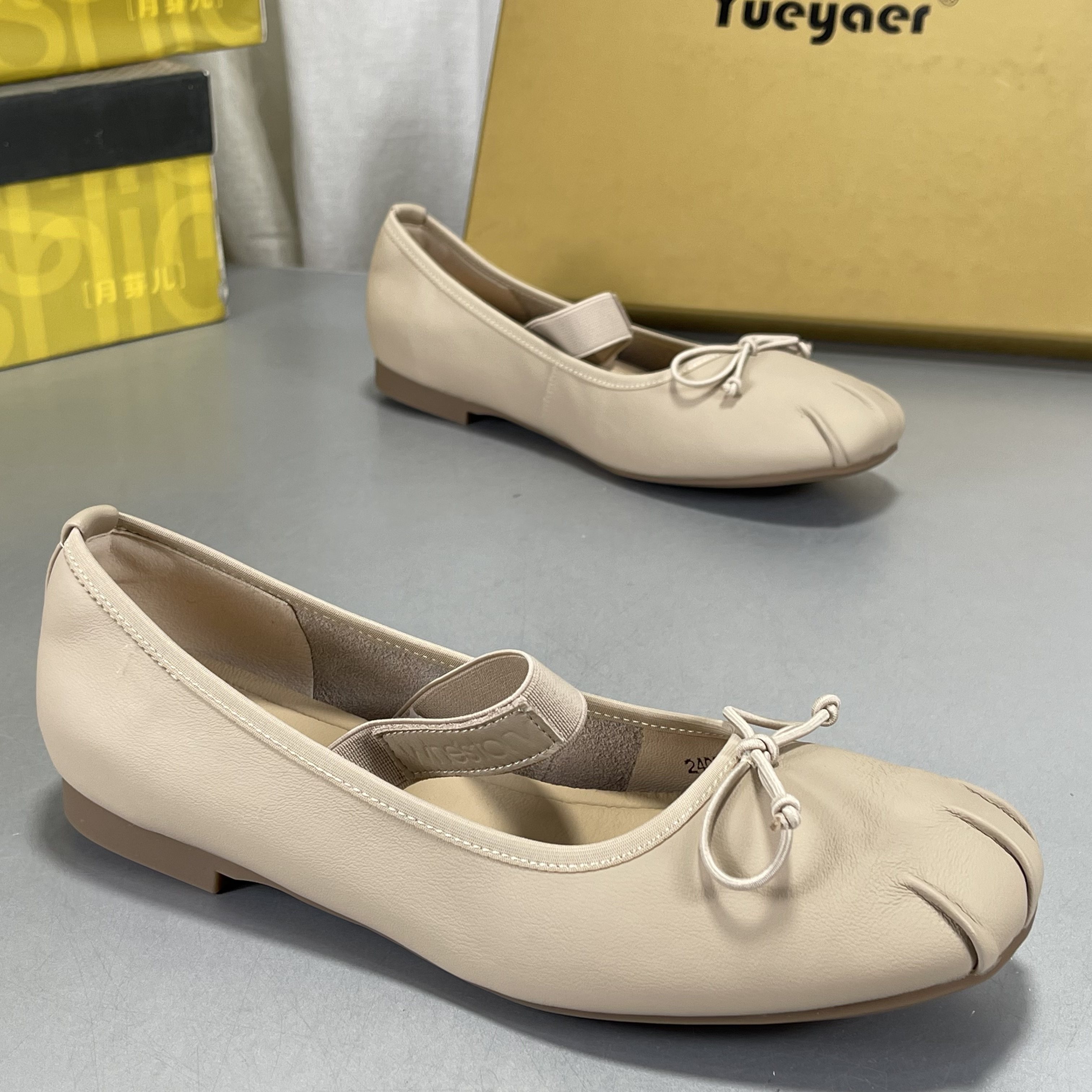 月芽儿女鞋fueyaer法式复古蝴蝶结玛丽珍鞋平底方头柔软芭蕾舞鞋,女鞋,玛丽珍鞋,淘宝优惠券,粉丝福利购,淘宝优惠卷