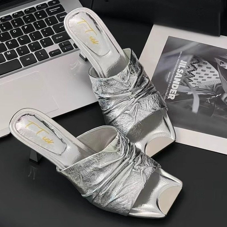 胎羊皮！高端女鞋断码清仓法式简约一字拖鞋时装露趾细跟真皮凉鞋,女鞋,其他拖鞋,淘宝优惠券,粉丝福利购,淘宝优惠卷