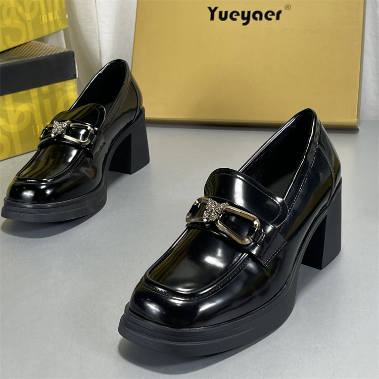 月芽儿正品玛丽珍鞋牛皮小皮鞋2025秋季新款厚底粗跟英伦风乐福鞋,女鞋,乐福鞋（豆豆鞋）,淘宝优惠券,粉丝福利购,淘宝优惠卷