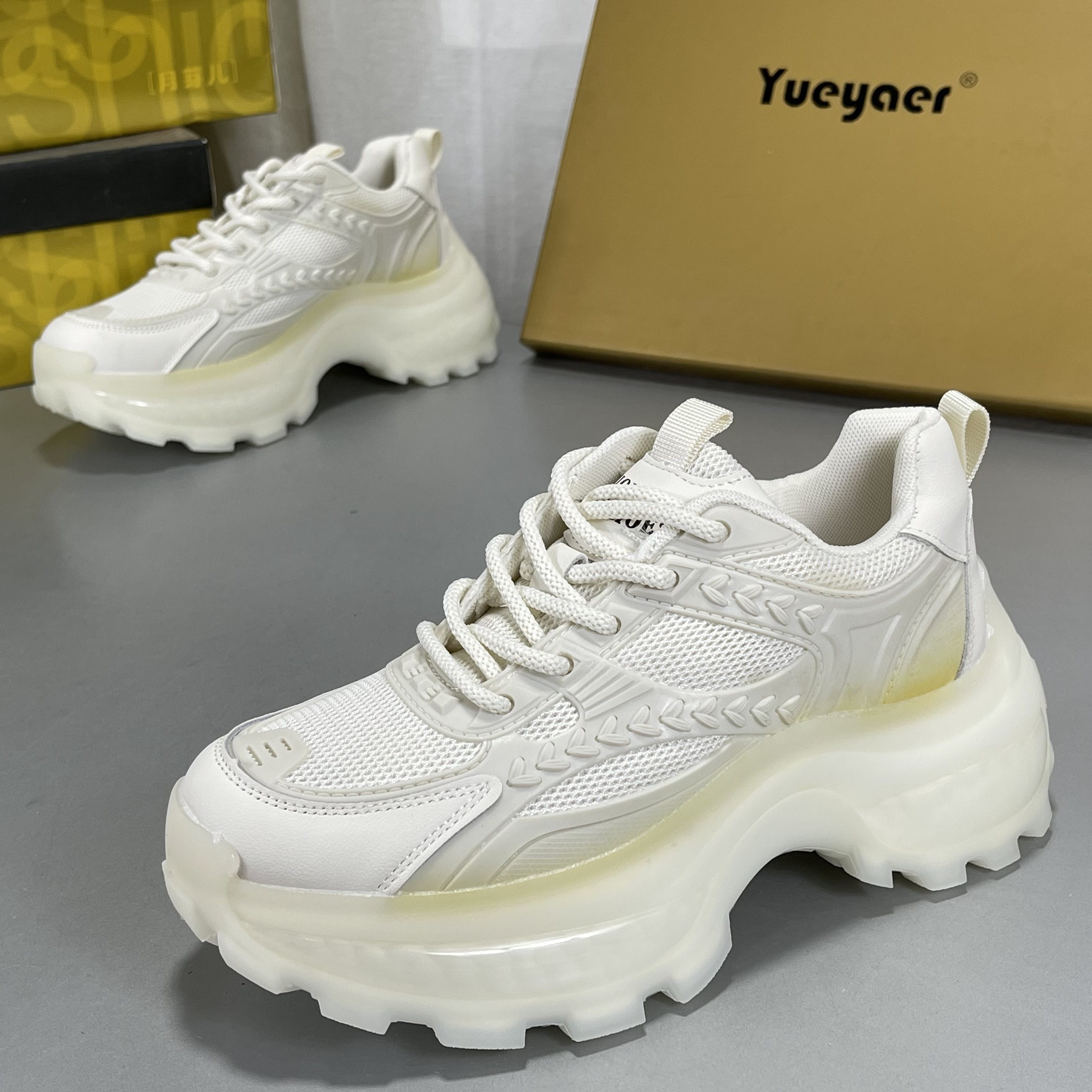 月芽儿厚底老爹鞋女断码处理休闲鞋百搭软底轻便真皮运动鞋休闲鞋,女鞋,时尚休闲鞋,淘宝优惠券,粉丝福利购,淘宝优惠卷