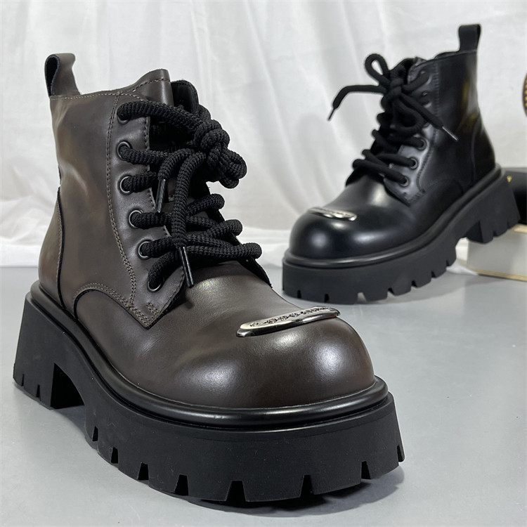 专柜正品真皮大头靴复古百搭牛皮马丁靴百搭法式时装靴女切尔西靴,女鞋,马丁靴,淘宝优惠券,粉丝福利购,淘宝优惠卷