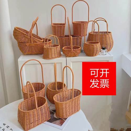 新款花盆纯手工编织便宜