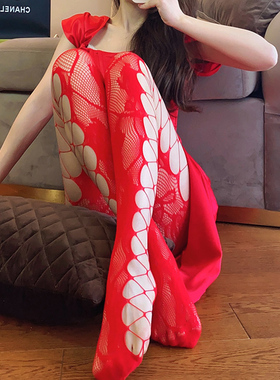 丝袜女彩色性感紧身黑色丝袜JK镂空夏季千禧渔网袜打底连裤袜女薄