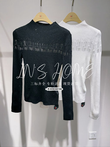 CAREFREE卡芙芮2024冬装新款国内正品代购针织衫4D204022 吊599