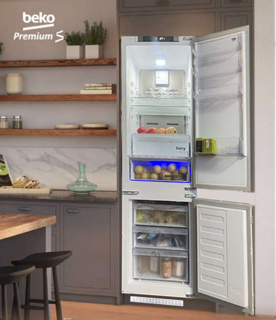 Beko倍科原装进口CNA2540HW内置隐藏嵌入式风冷恒蕴养鲜风冷冰箱