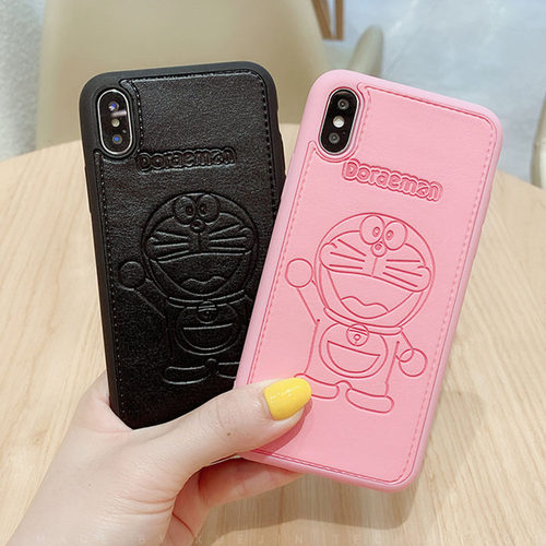 个性软壳仿皮苹果卡通