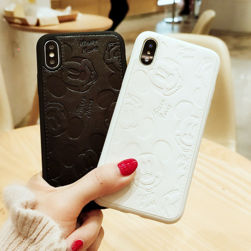 仿皮+硅胶Apple/苹果卡通iphone