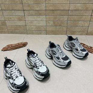 厚底增高运动休闲鞋 潮流老爹鞋 百搭松糕底鞋 时尚 样 新款 巴慕秀春季