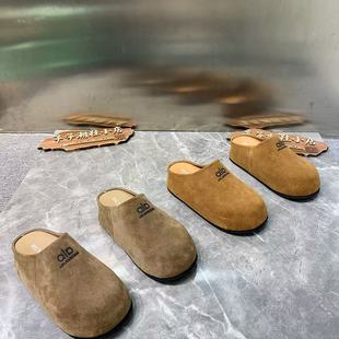 舒適百搭厚底包頭半拖女外穿春秋顯高一腳蹬懶人鞋 復(fù)古穆勒拖鞋 三