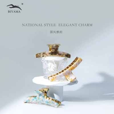 抓夹醋酸锌合金日韩简约气质发饰