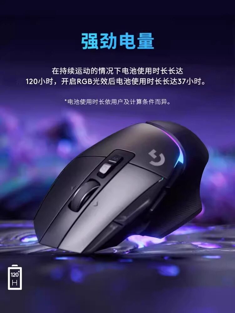 내셔널 로지텍 G502X 플러스 무선 게이밍 듀얼 모드 마우스 충전식 RGB 글레어 E스포츠 주변기기 포장 풀기