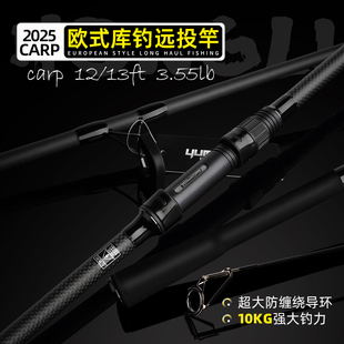 欧鲤钓竿并继超硬插节carp竿碳素3.6m3.9米远投欧式库钓大物鱼竿