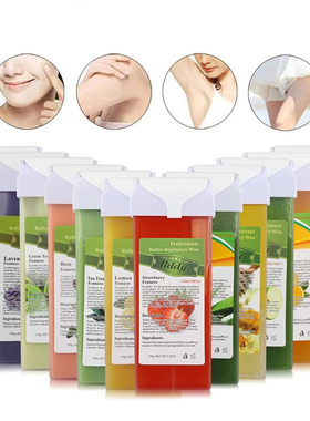 Roller depilatory Wax Cartridge Roll On Hot 脱毛滚轮蜜蜡100g