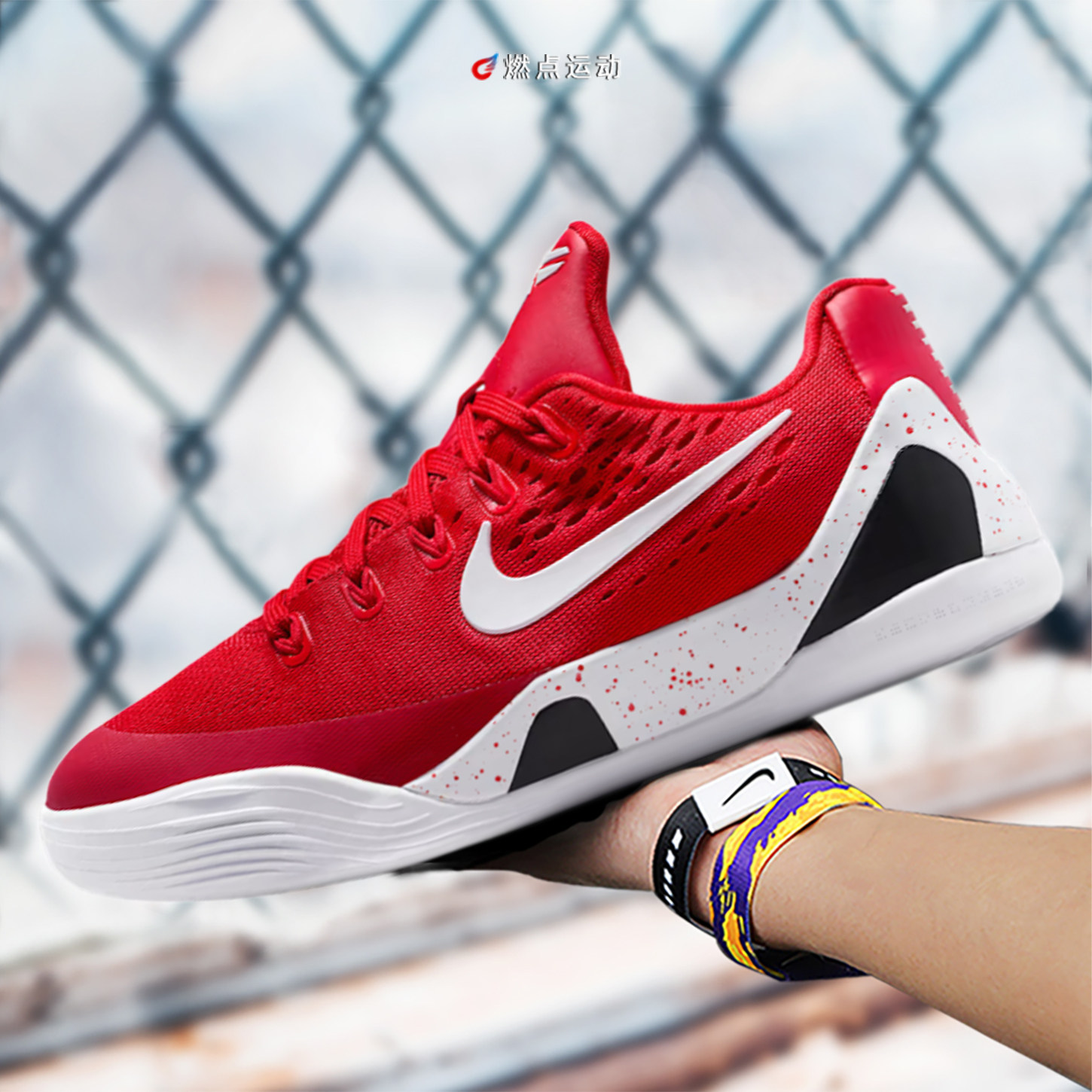 Nike Kobe IX GS 科比9 女子大童耐磨实战缓震篮球鞋FV3607-600