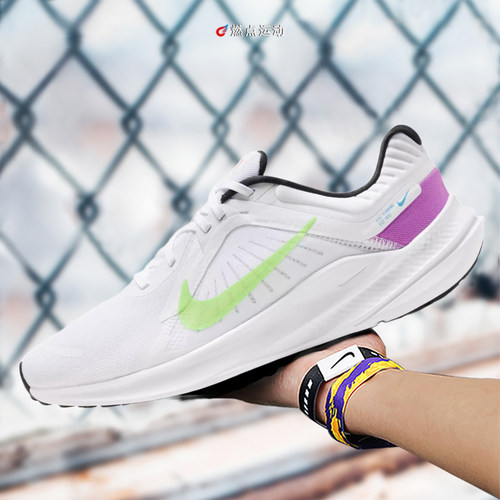NIKE耐克男子QUEST5轻便网面透气缓震跑步鞋 FJ1054-100