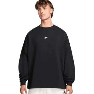 NIKE耐克男装2026春季款刺绣针织运动休闲圆领长袖卫衣IF0748-010