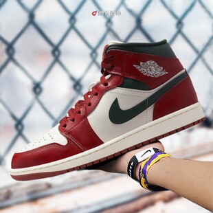 AIR JORDAN 1 MID AJ1中帮男女复古篮球鞋 CT0979-101 555112-401