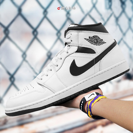 AIR JORDAN 1 MID AJ1中帮男女复古篮球鞋 CT0979-101 555112-401