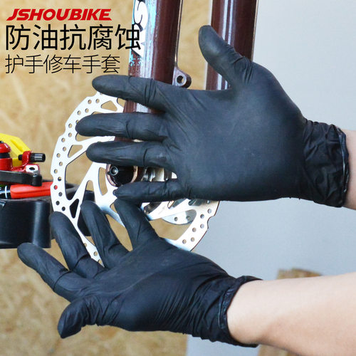 自行车维修手套山地前叉保养清洁