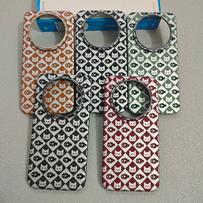 卡通猫多鱼Magsafe磁吸华为mate80手机壳mate80proMax可爱华为mate80pro硬壳PC