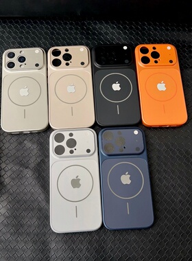 MagSafe磁吸充电秒变iPhone17proMax手机壳苹果16Pro/15自带镜头膜13大视窗苹果14ProMax带logo