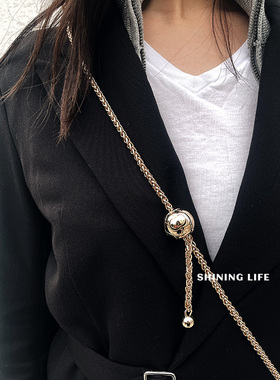 Shininglife手机链背带电话绳链条小香风挂链手机挂绳调节斜挎绳