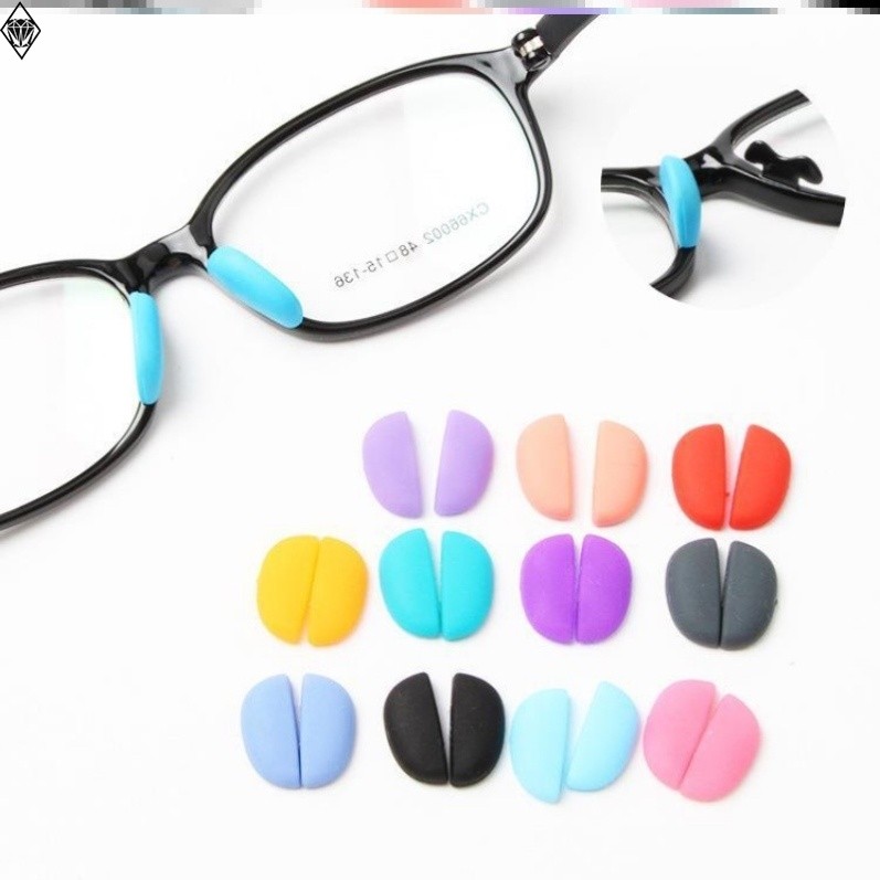 学生眼镜鼻托硅胶柔软卡扣式眼睛