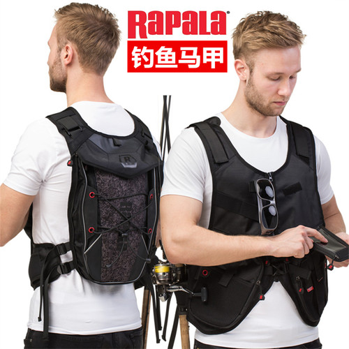 Rapala乐伯乐路亚钓鱼马甲包背心