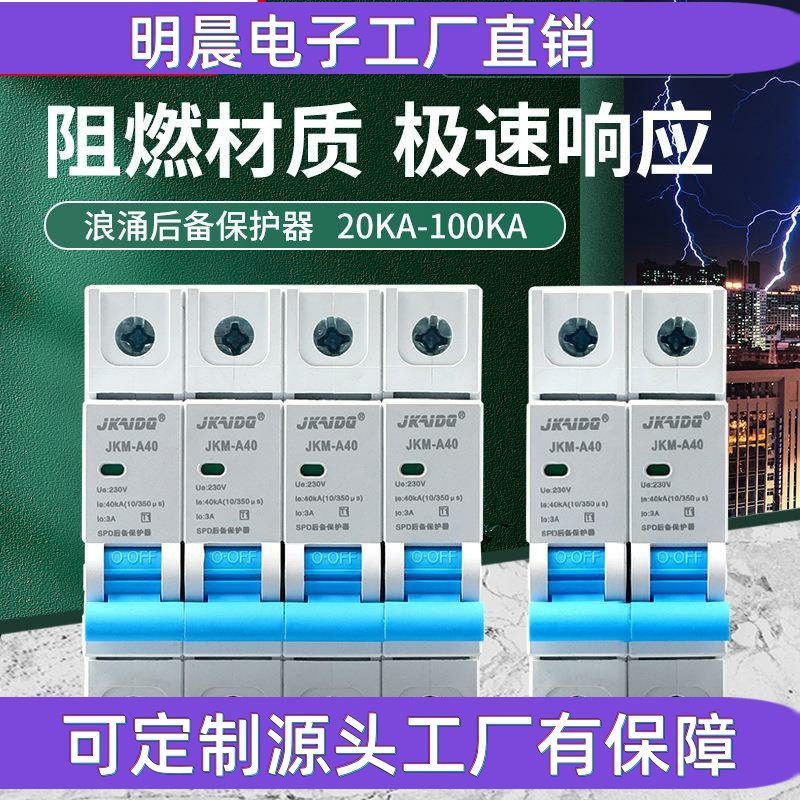 直供 SPD浪涌后备保护器前置开关4P 40KA电涌分断器防雷SCB