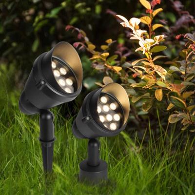 户外园林广告牌射树灯12w防水插地庭院别墅背景照树灯投射灯led