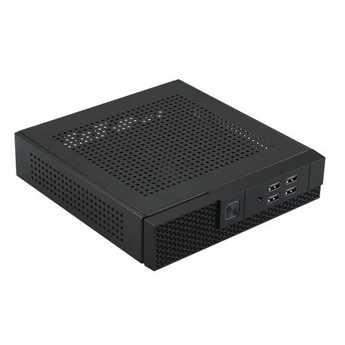 星开天TX07迷你电脑机箱支持工控半高itx主板DC供电HTPC教育办公