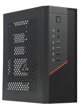 全新A09P黑色4.2L桌面迷你ITX机箱支持小1U电源HTPC可立可卧