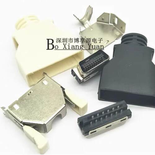 伺服连接器 SCSI连接器SM-14P 20P 26P 36P 50P SCSI插头 卡扣式