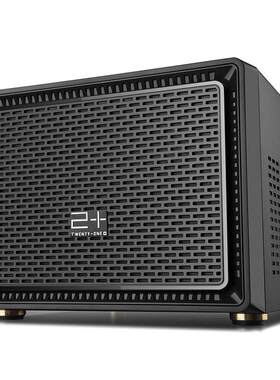 预见N1电脑机箱台式机 itx迷你小机箱HTPC水冷机箱白色