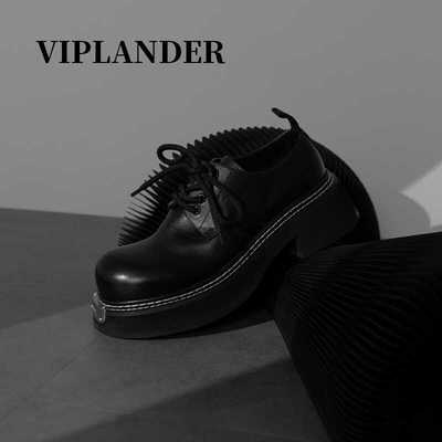 viplander英伦休闲米奇德比鞋