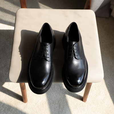 VIPlander厚底增高德比鞋